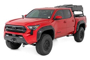 Toyota Tacoma Pocket Fender Flares - Rough Country - Simulated Riveted Look - 2024+